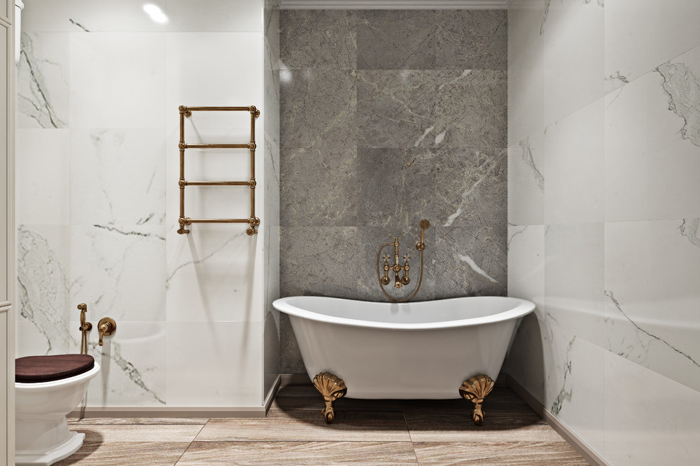 Классика и лофт в одной московской квартире.