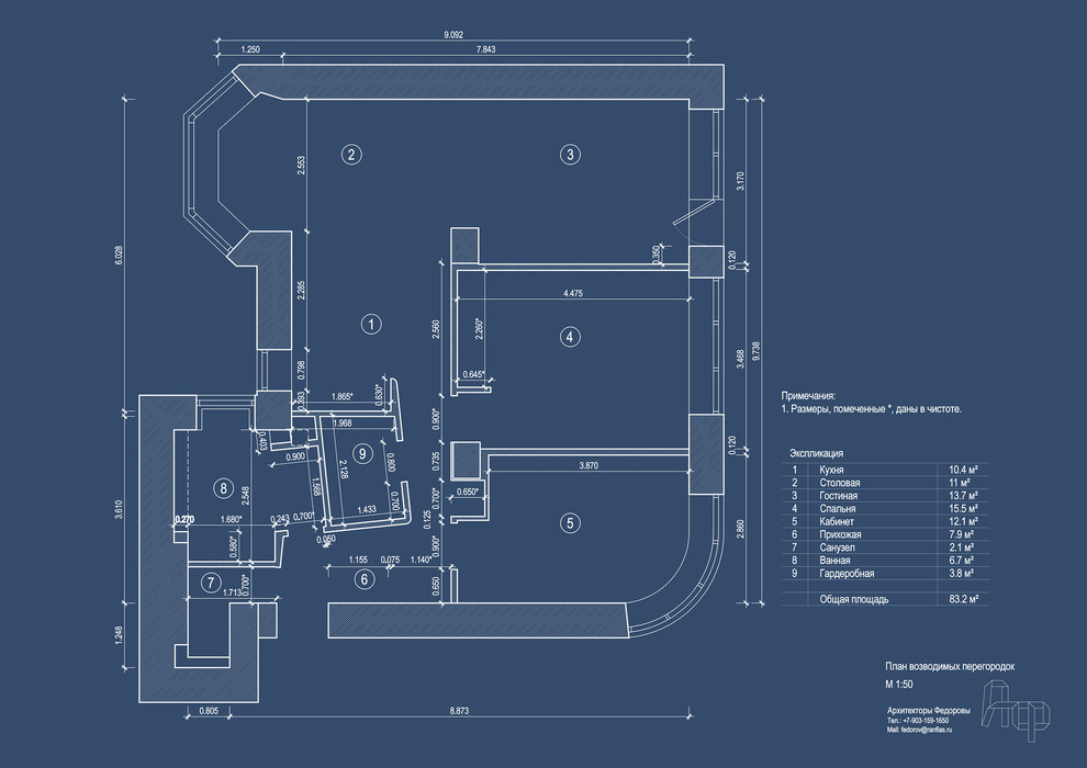 Apartment O. Planimetria