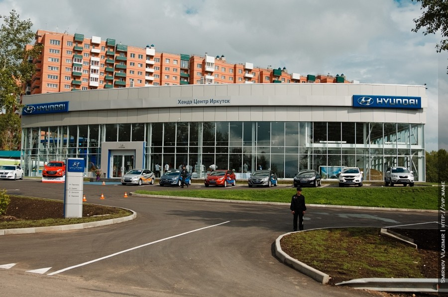 Обложка проекта: Остекление автоцентра "Хёндэ" в г. Иркутске (2011 г)