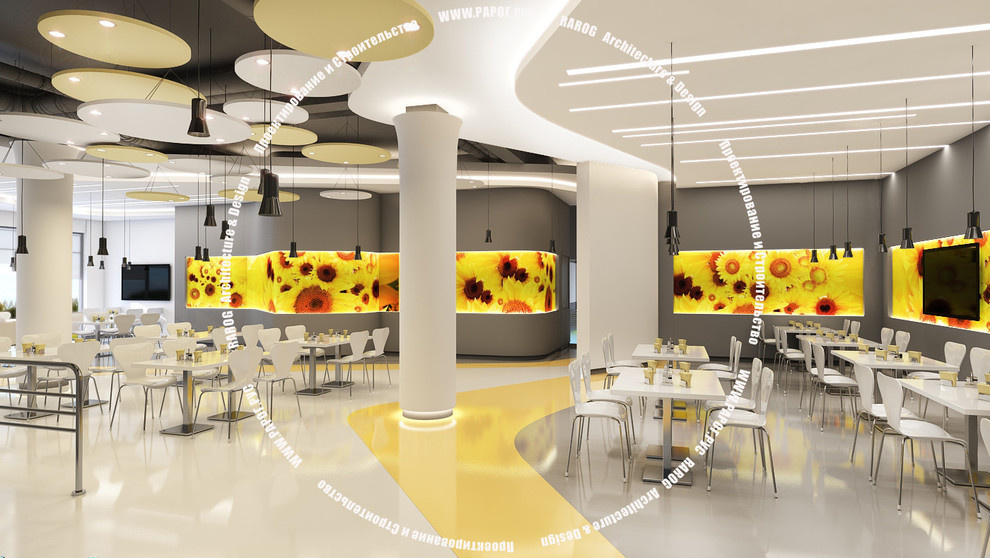 Кафе и зоны питания