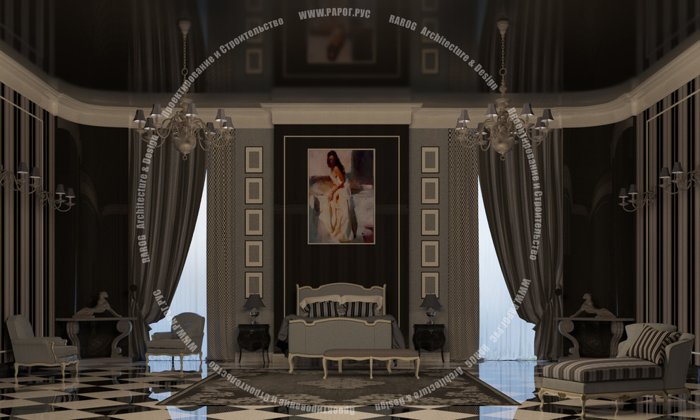 Интерьеры в классическом и восточном стилях