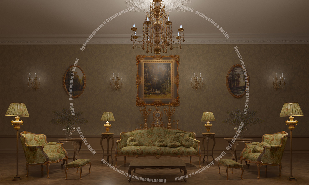Обложка проекта: Интерьеры в классическом и восточном стилях
