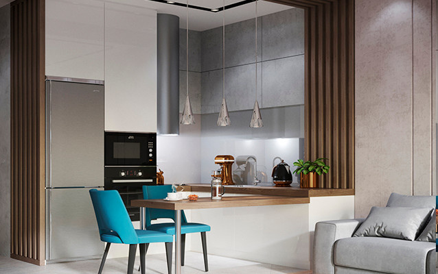 Небольшая кухня - современные решения в дизайне