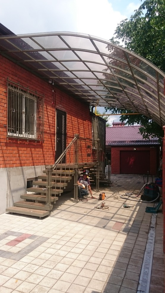 лестницы и навесы уличные частного дома