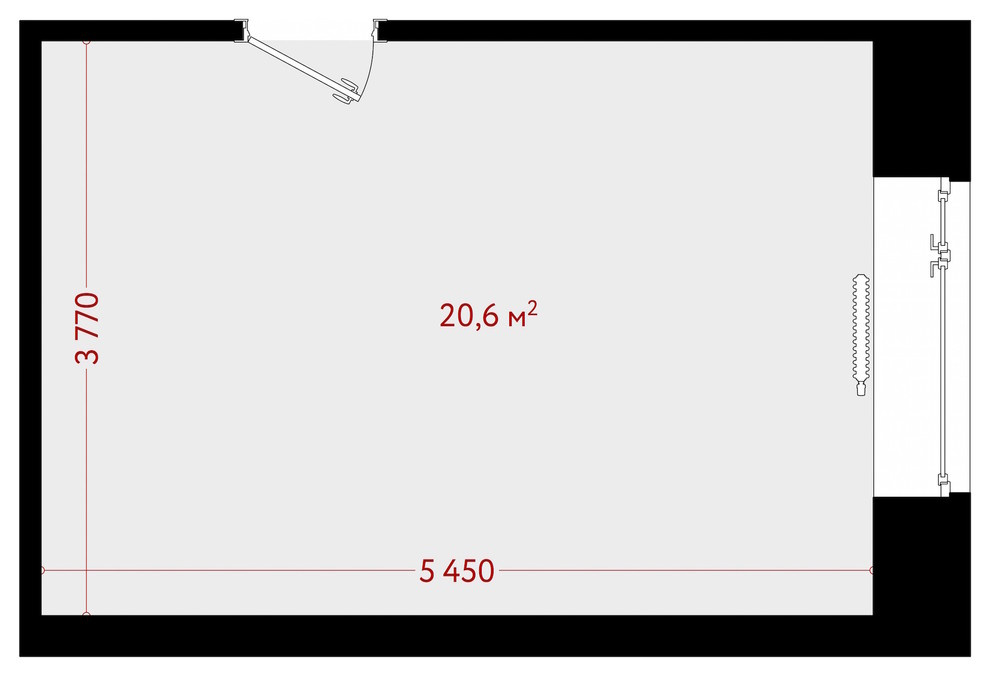 Спальня кинозал | Cinema in the bedroom 007 | 20 кв.м.