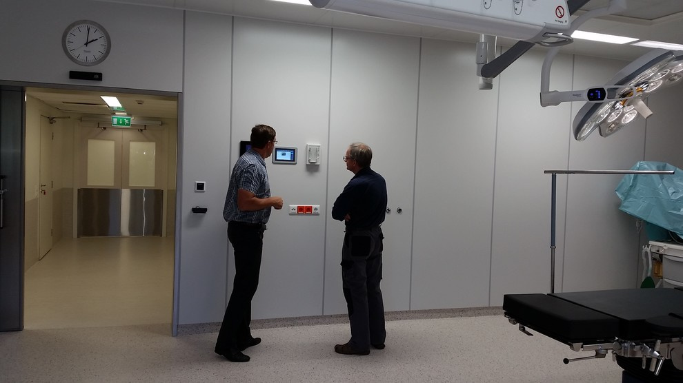 lighting / climate / music in the hospital
