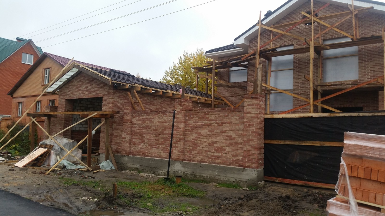 Строительство одного коттеджа