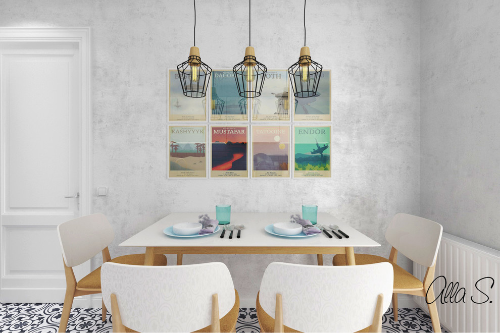 Кухня белая