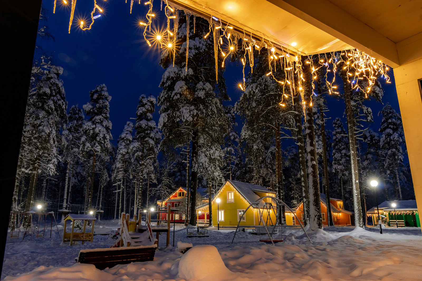 База отдыха "Радуга". Зимняя сказка