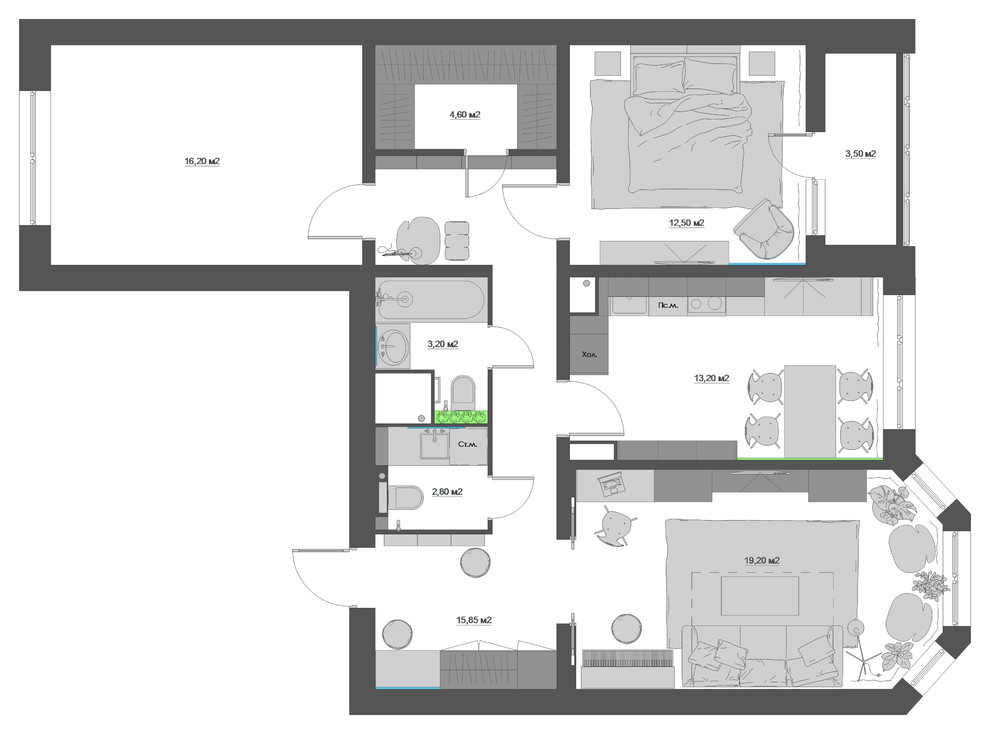 Квартира на Рязанском проспекте
