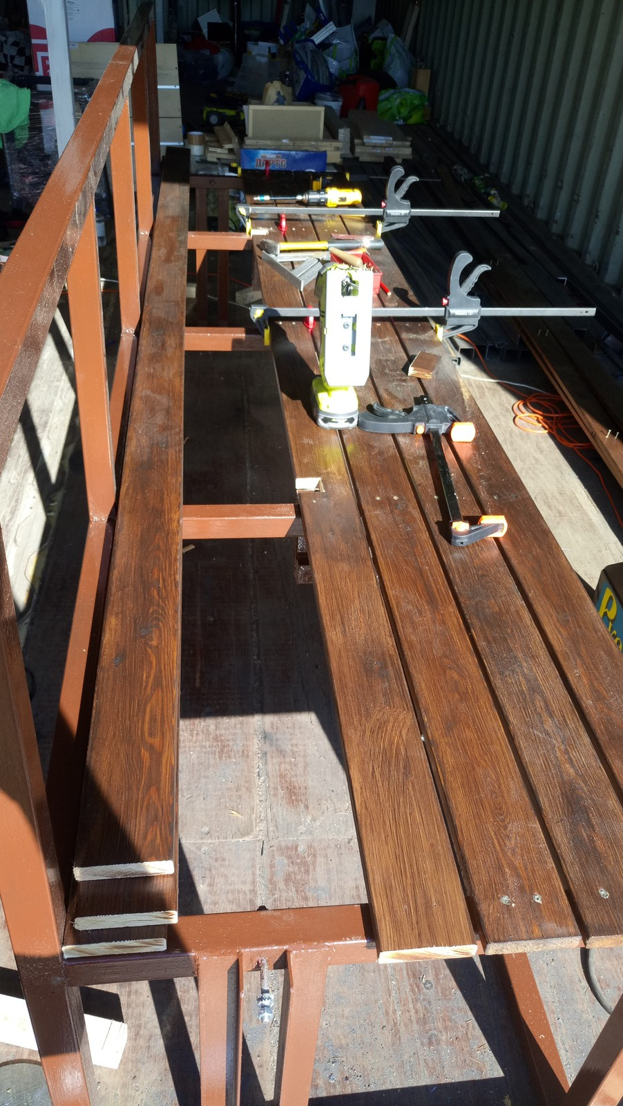 Outdoor Bench Special for Pitcher Pub Moscow