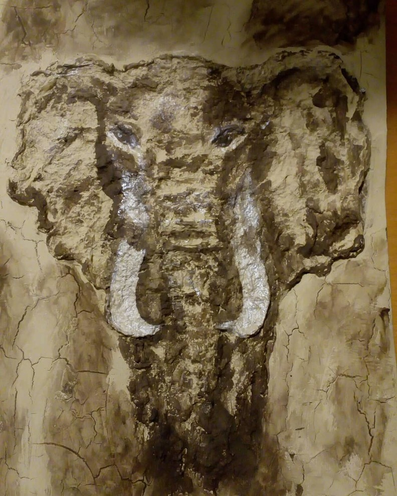 Рельефное панно СЛОН