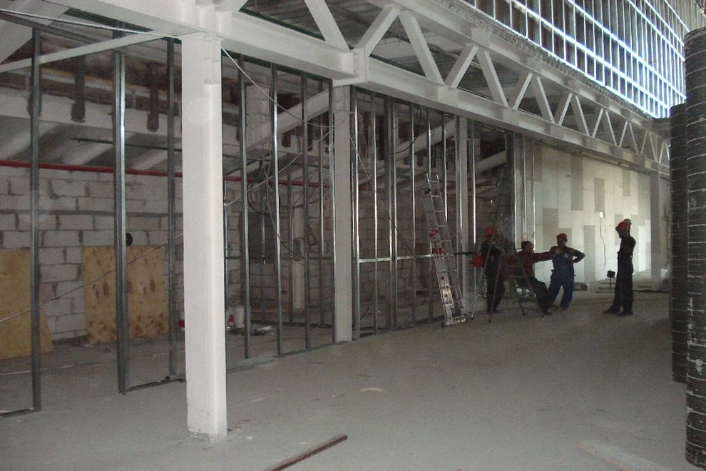 Строительство кинотеатра Каро в ТРК РАДУГА ПАРК г.Екатеринбург