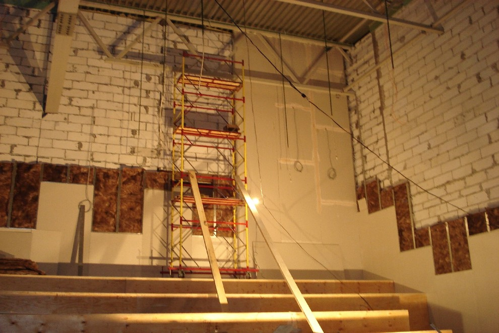 Строительство кинотеатра Каро в ТРК РАДУГА ПАРК г.Екатеринбург