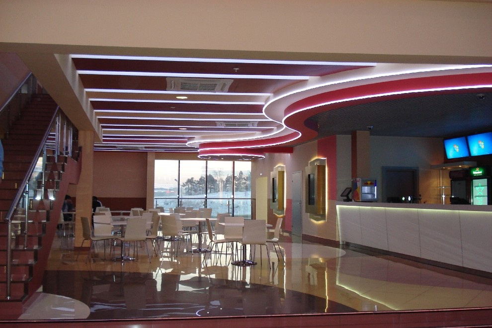 Строительство кинотеатра Каро в ТРК РАДУГА ПАРК г.Екатеринбург