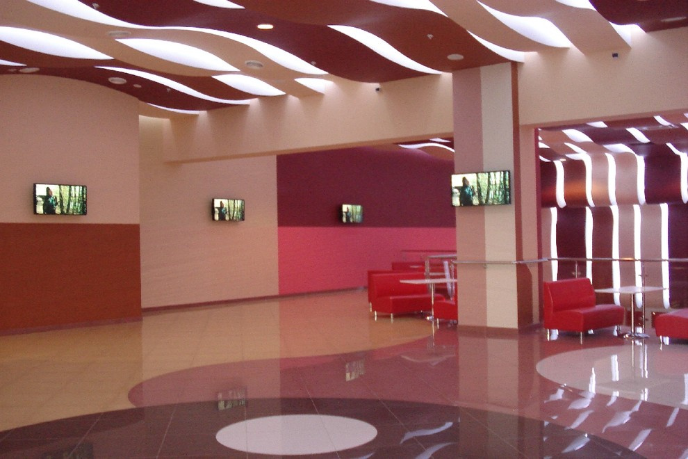 Строительство кинотеатра Каро в ТРК РАДУГА ПАРК г.Екатеринбург