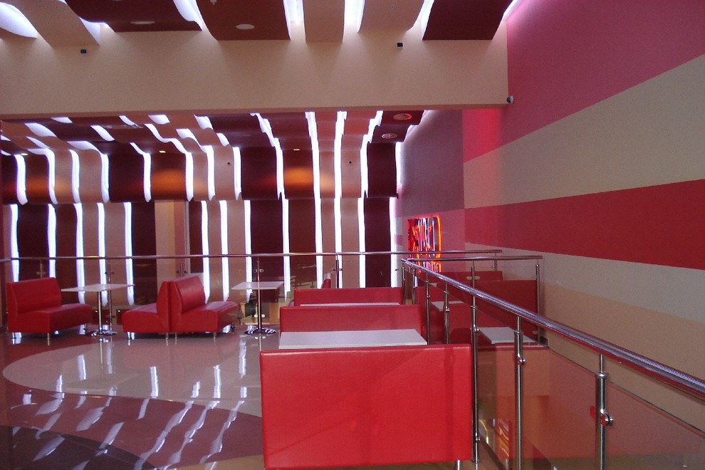 Строительство кинотеатра Каро в ТРК РАДУГА ПАРК г.Екатеринбург