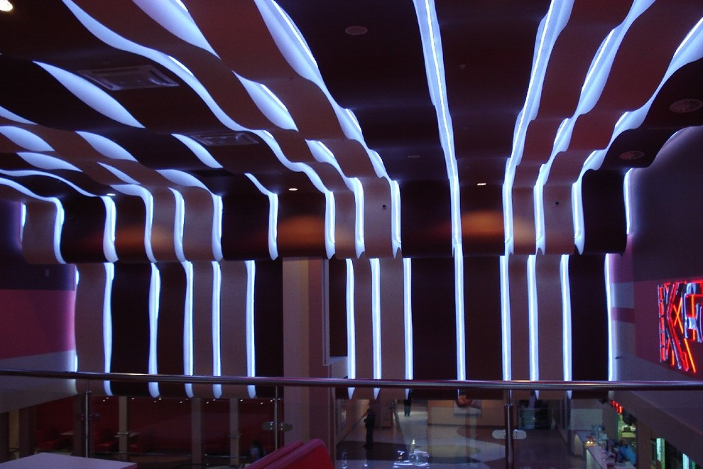 Строительство кинотеатра Каро в ТРК РАДУГА ПАРК г.Екатеринбург