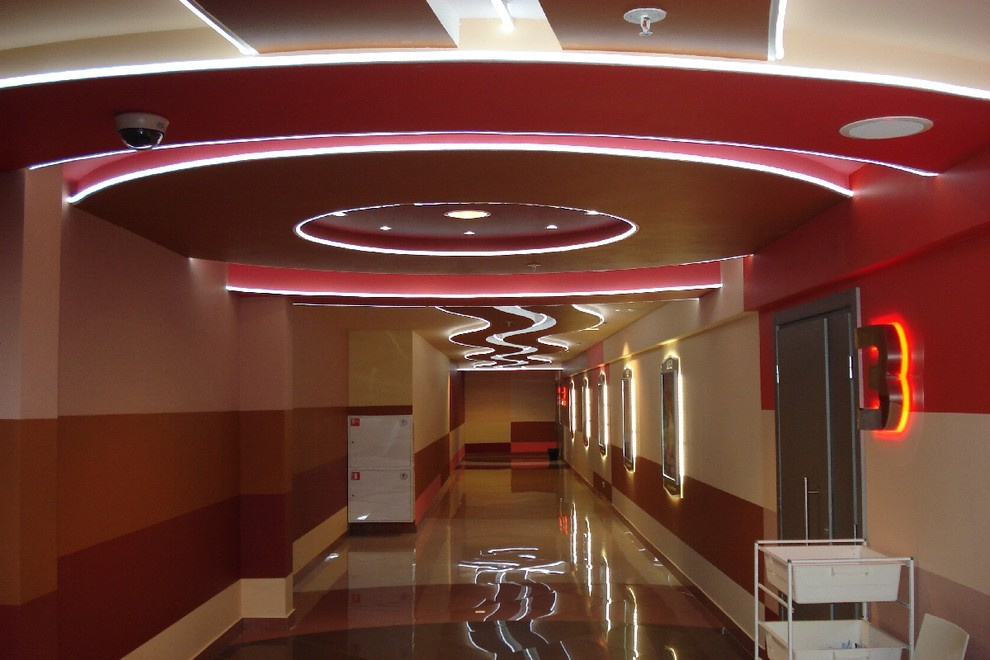 Строительство кинотеатра Каро в ТРК РАДУГА ПАРК г.Екатеринбург