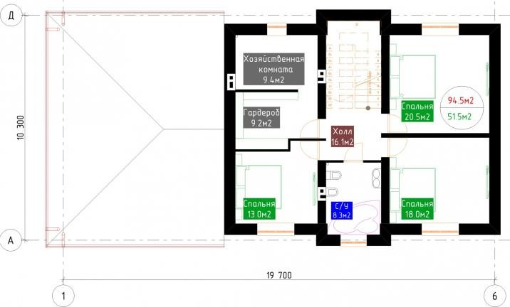Обложка проекта: Проект дома "Аквилия"
