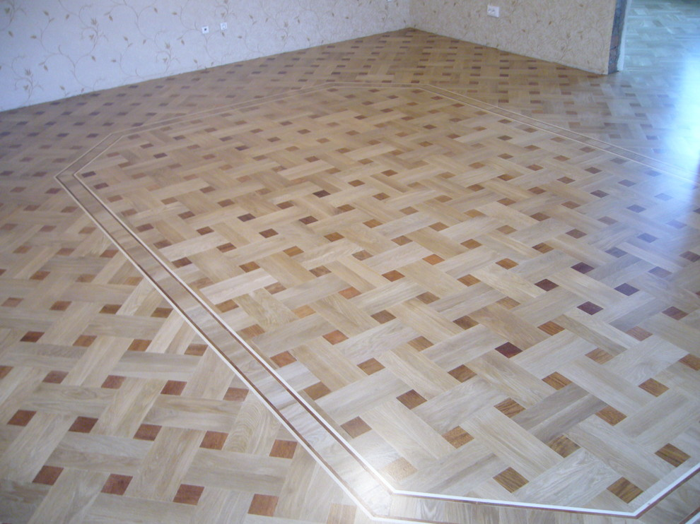 Штучный паркет дуб плетенка