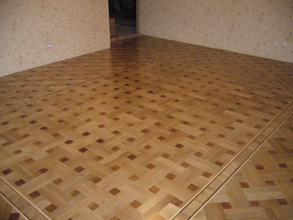 Штучный паркет дуб плетенка