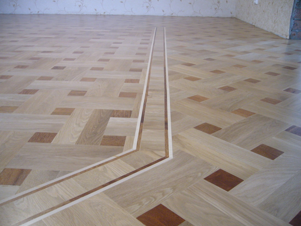 Штучный паркет дуб плетенка