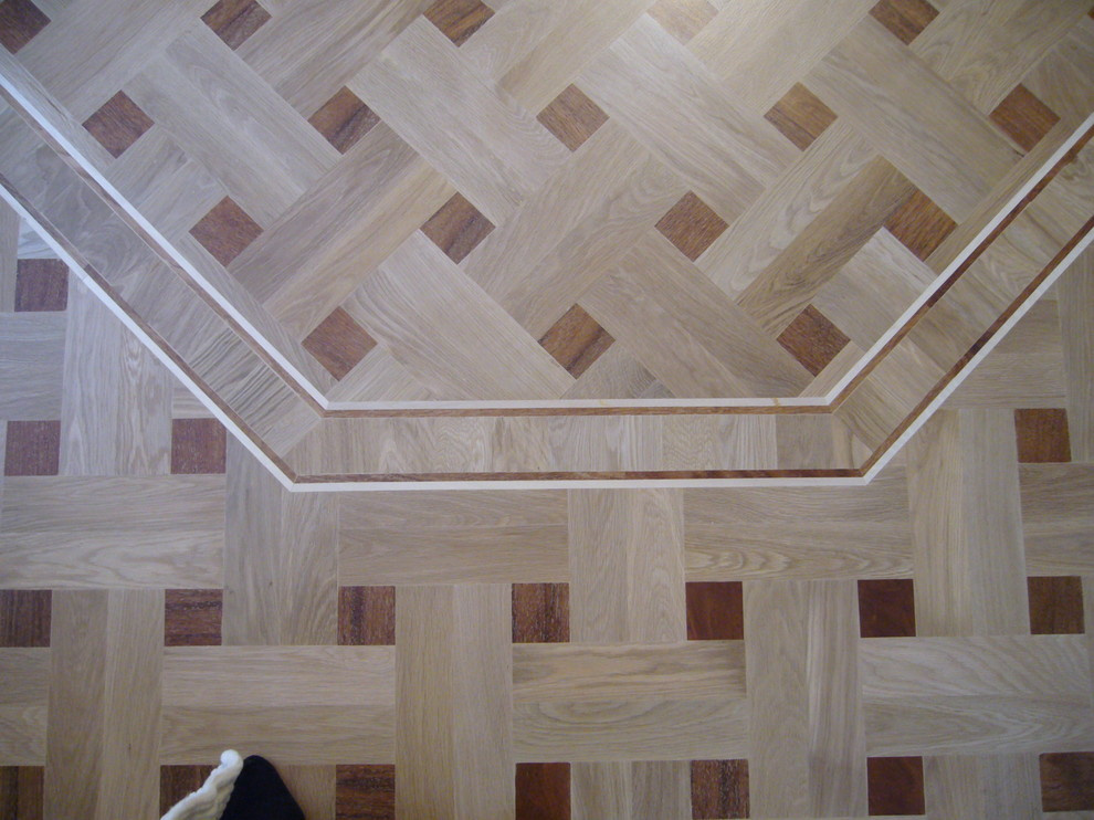 Штучный паркет дуб плетенка