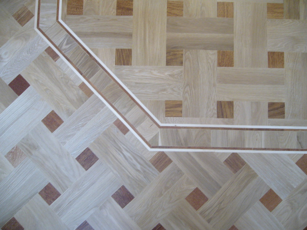 Штучный паркет дуб плетенка