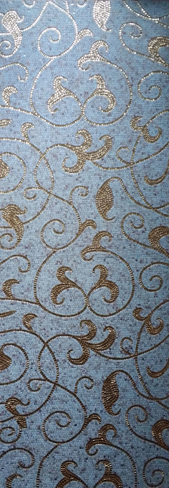 Колотое панно из мозаики - "Орнамент"