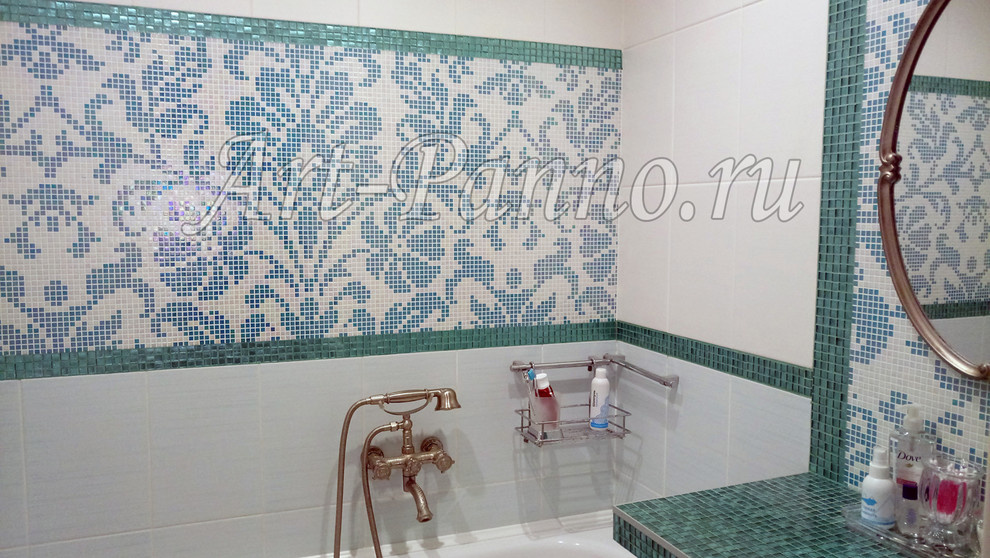 Панно из мозаики в матричной технике - "паттерн-31"