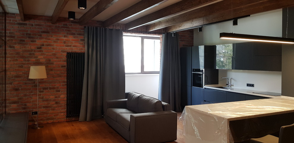 Квартира площадью 132 м2 Стиль Лофт