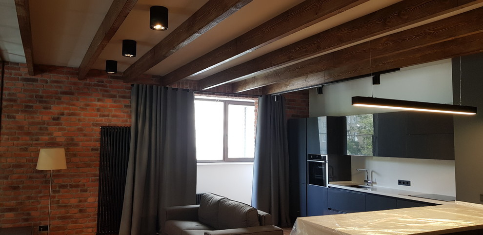 Квартира площадью 132 м2 Стиль Лофт