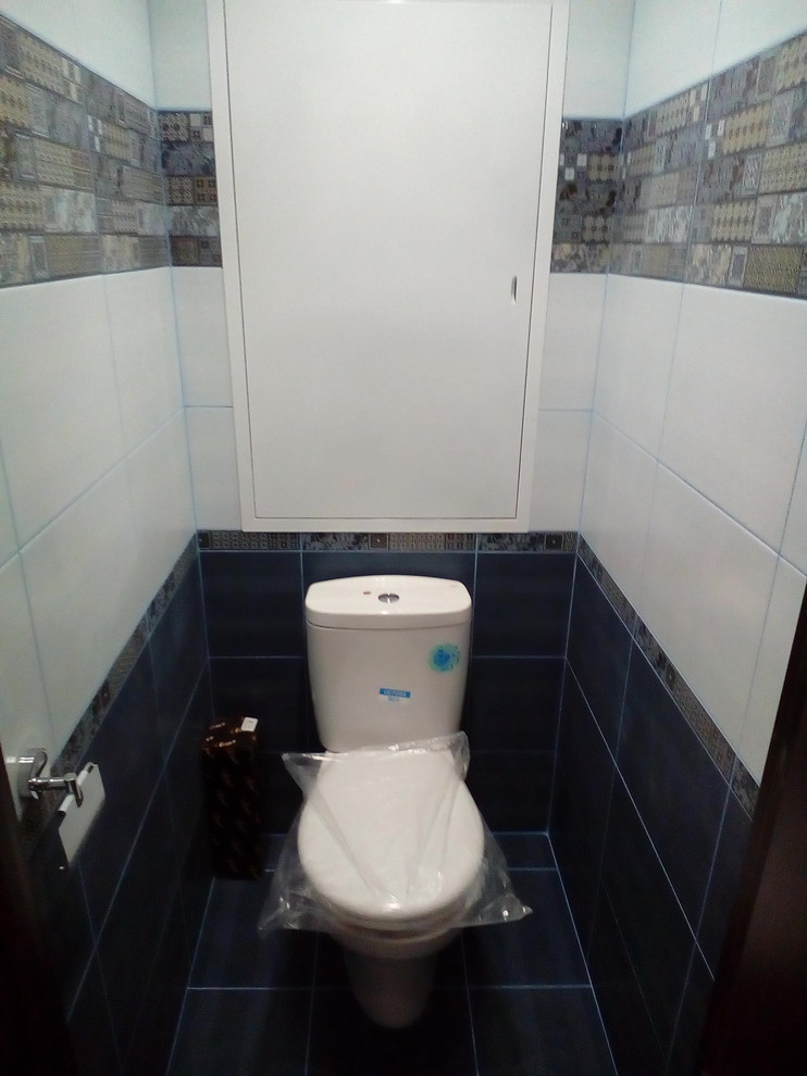 укладка плитки в туалете Бутово