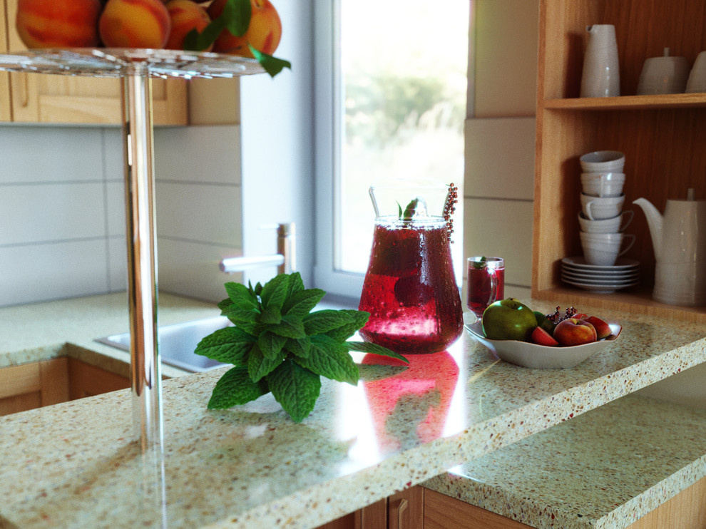 Обложка проекта: Проект кухни-столовой в частном доме.