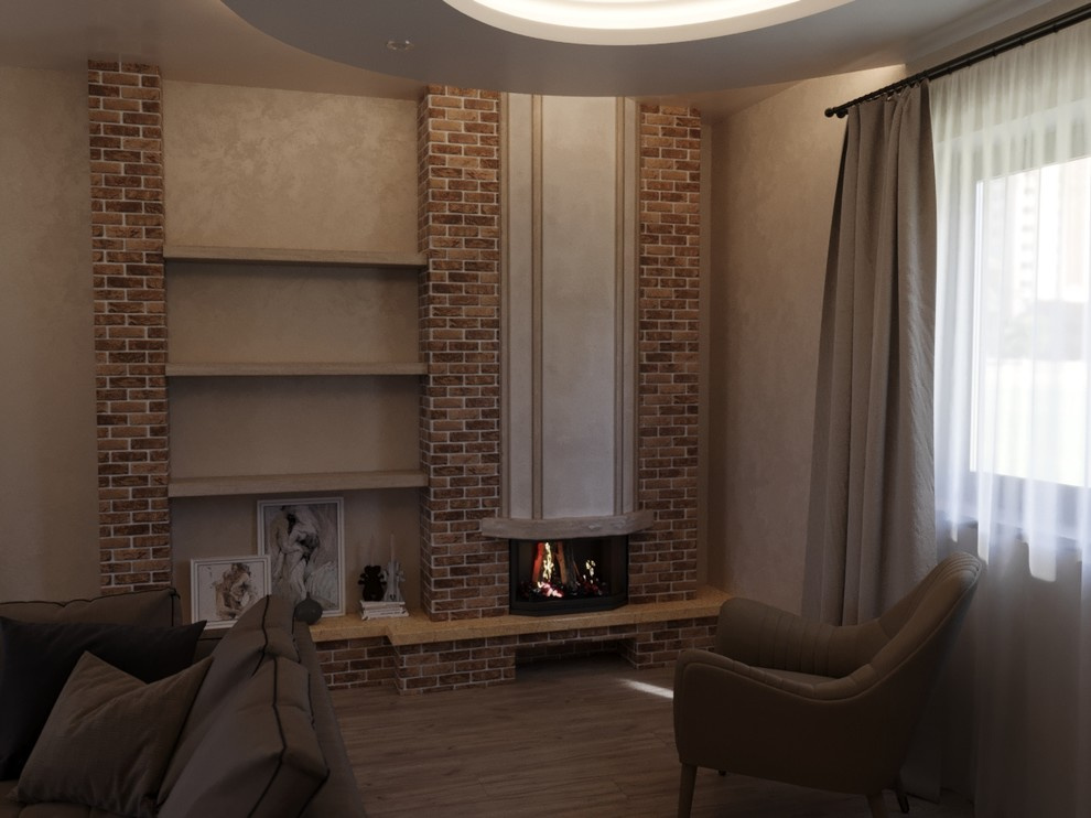 Проект  помещений 1 этажа частного дома.