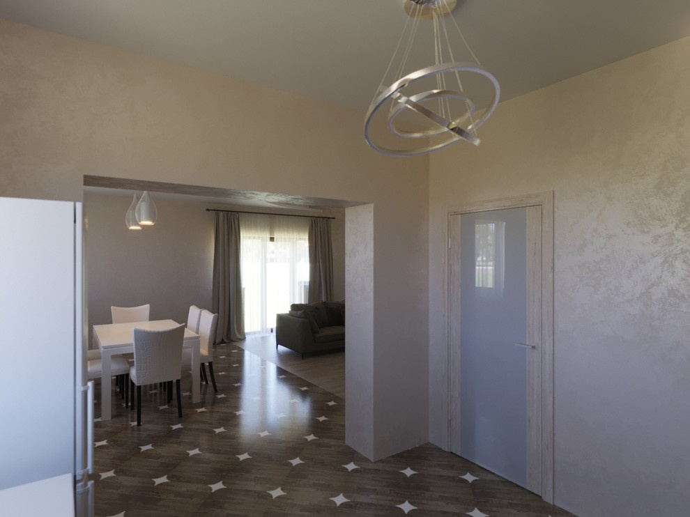 Обложка проекта: Проект  помещений 1 этажа частного дома.