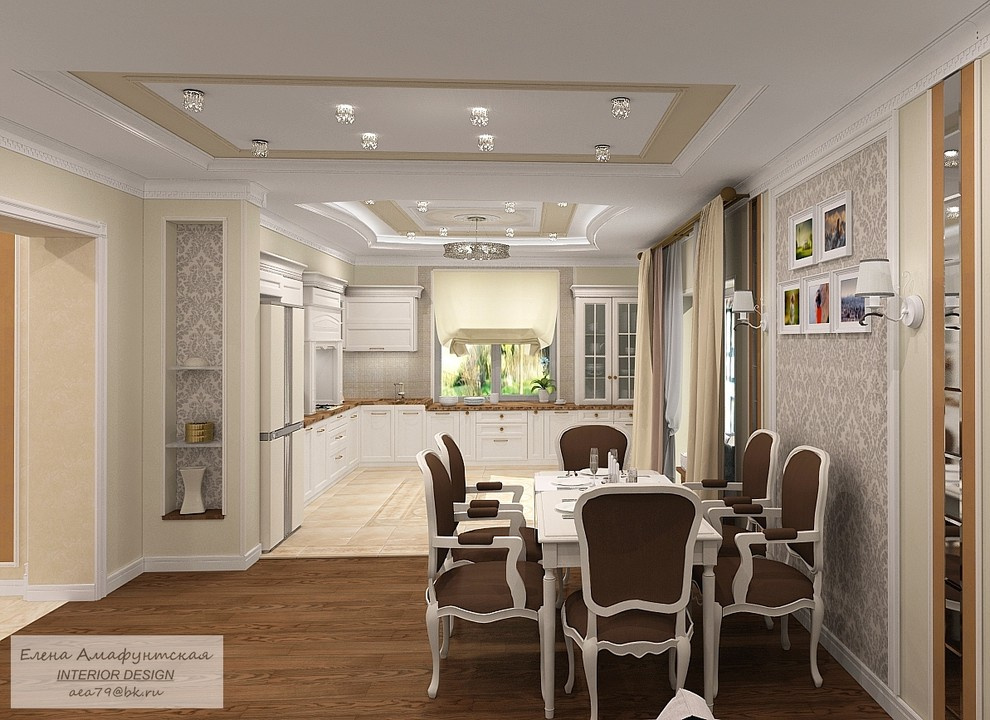 Дизайн проект частного дома в п.Моква