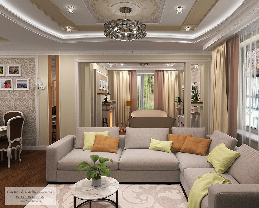 Дизайн проект частного дома в п.Моква