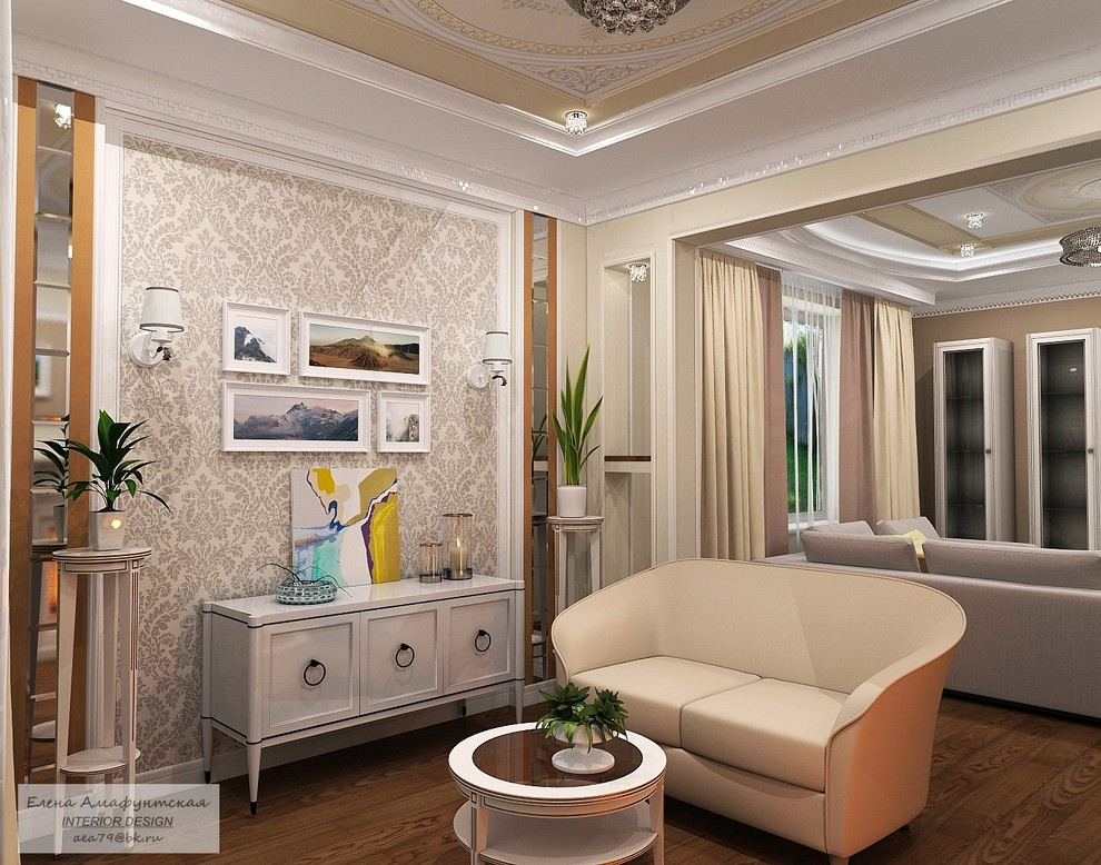 Дизайн проект частного дома в п.Моква