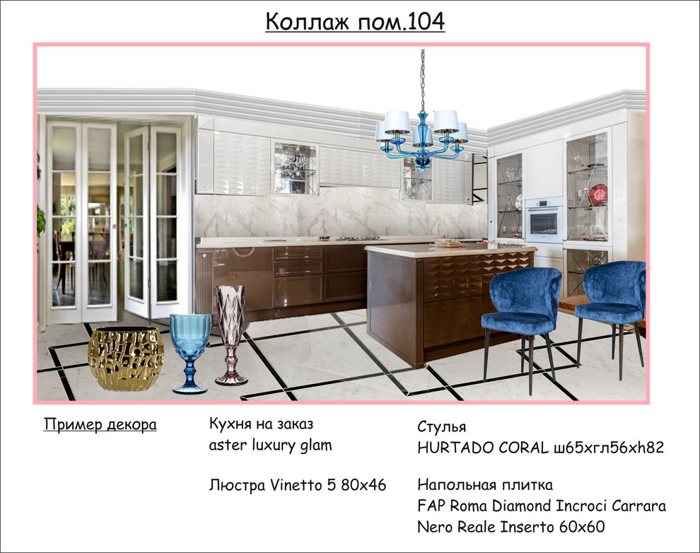 Стилистические решения коллажи