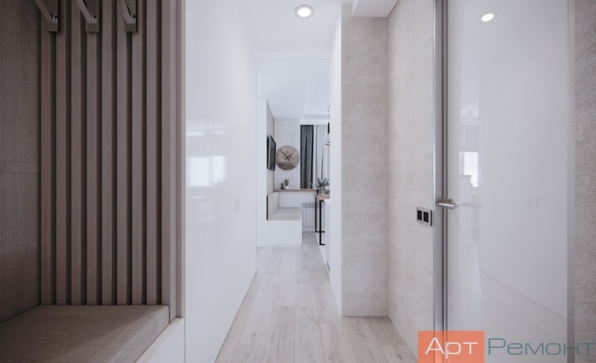 Дизайн-проект однокомнатной квартиры м. Киевская