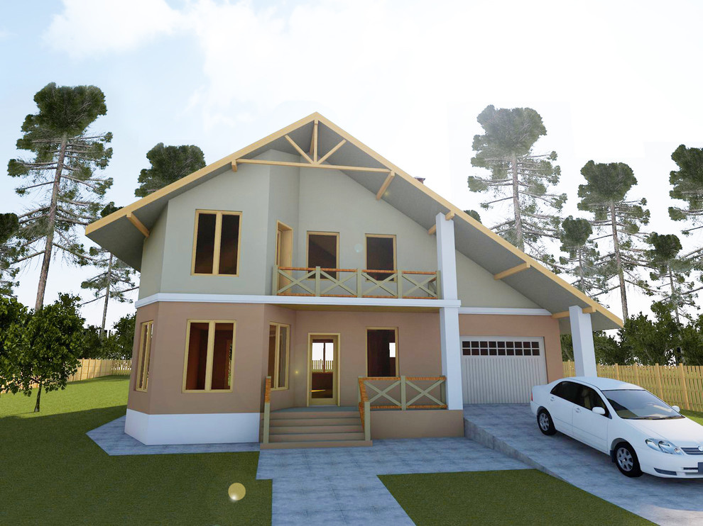 2-х этажный коттедж из газобетона