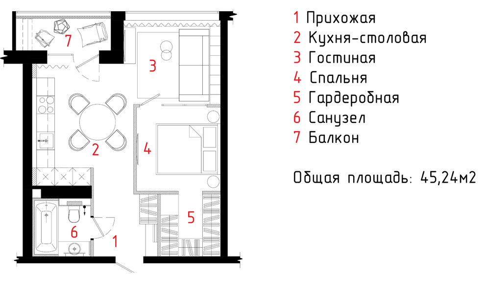 планировка квартиры