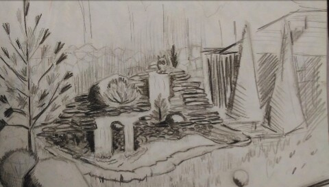 Искусственный водопад