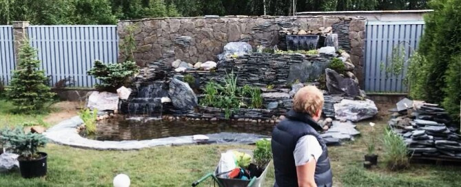 Обложка проекта: Искусственный водопад