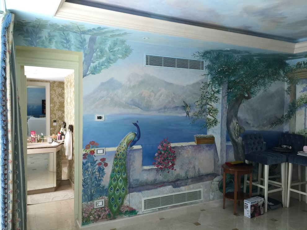 декорирование интерьера в доме на побережье