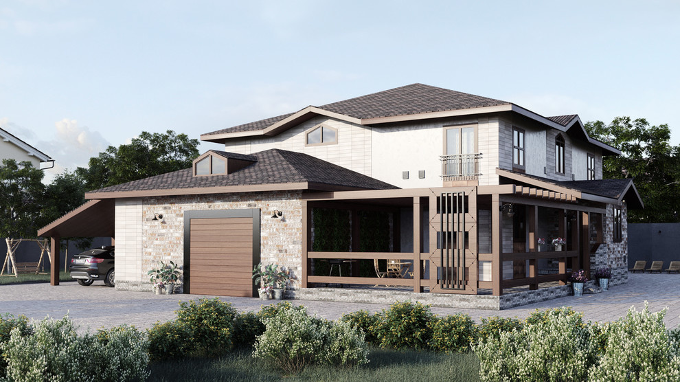 Проект частного дома Можайское шоссе