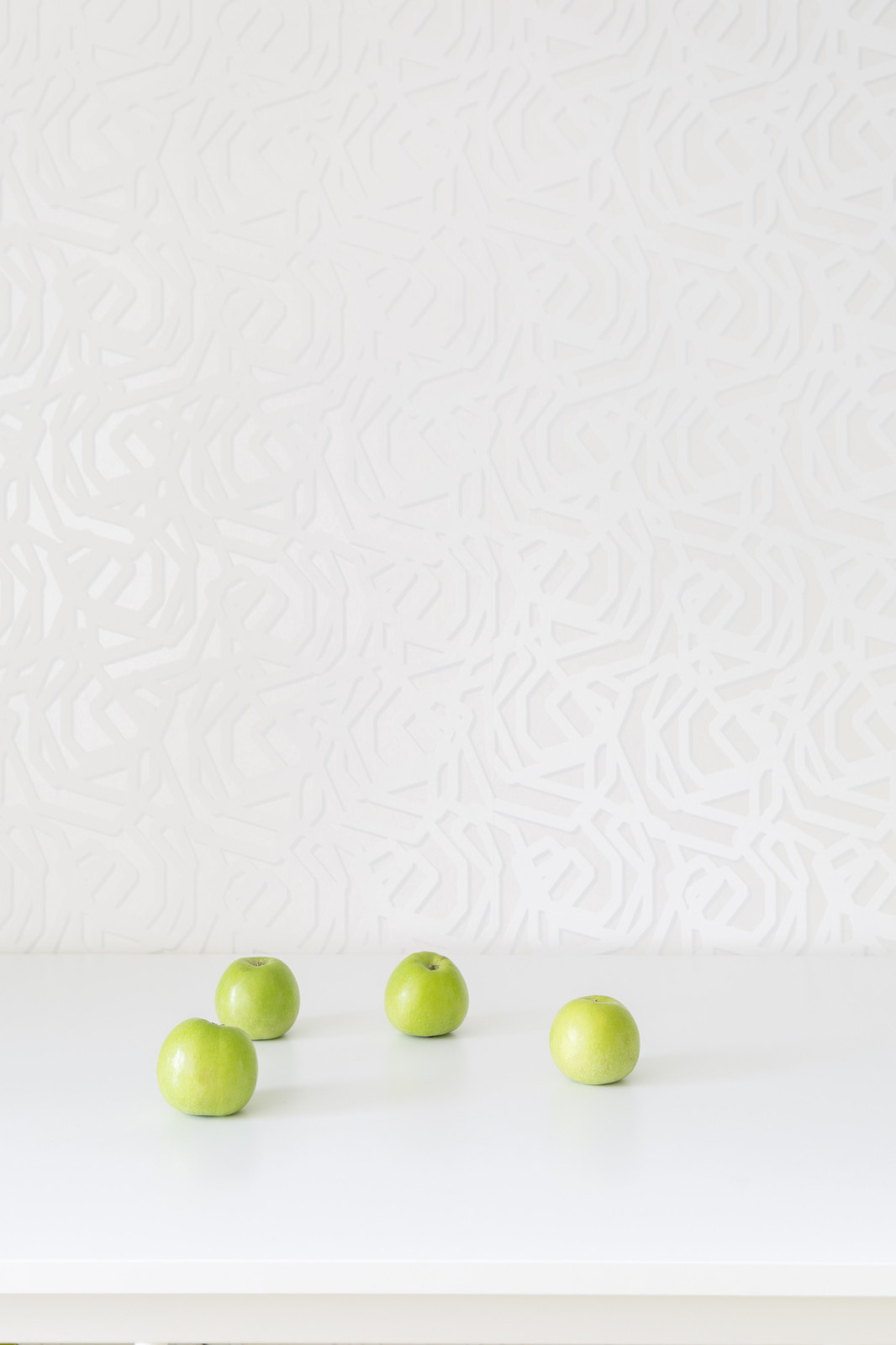 Кухня цвета зеленого яблока