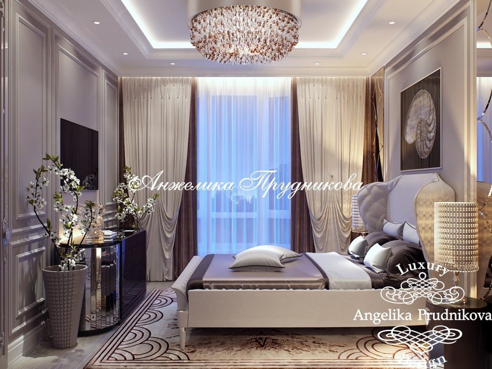 Дизайн-проект интерьера спальни в ЖК Barkli Residence